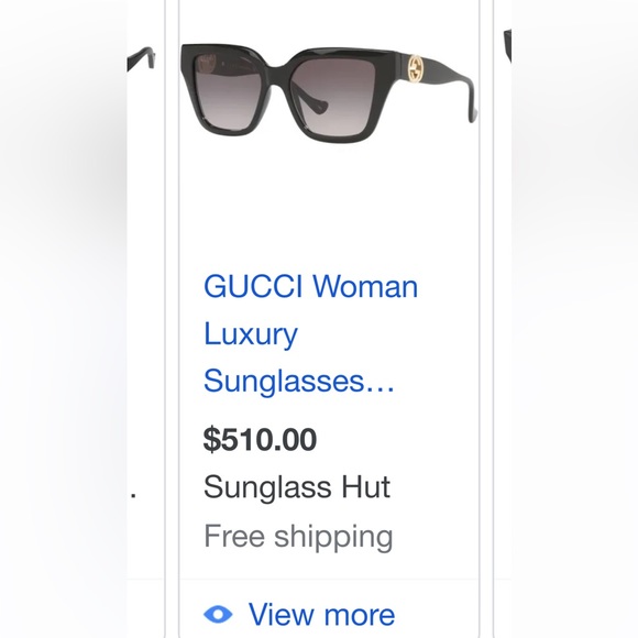 Real Gucci black sunglasses with gold Gucci detailing - Picture 7 of 7